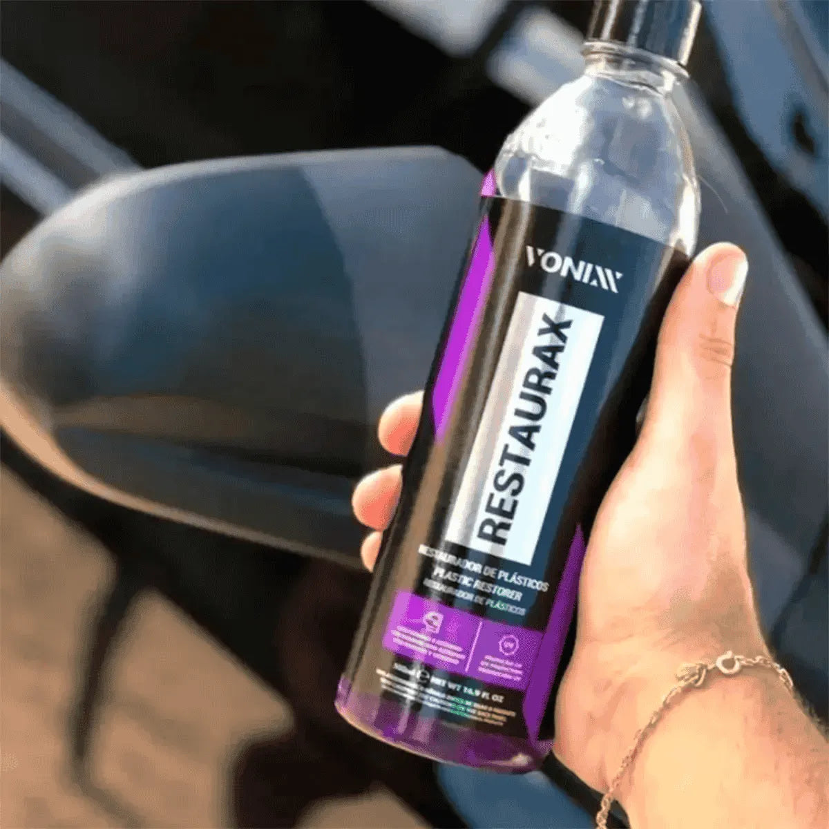 Vonixx Restaurax - Restaurador de Plásticos Externos 500ML